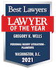 Gregory Wells - Lawyer of the Year - Personal Injury Litigation - Plaintiffs - 2021